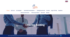 Desktop Screenshot of clearingholding.com